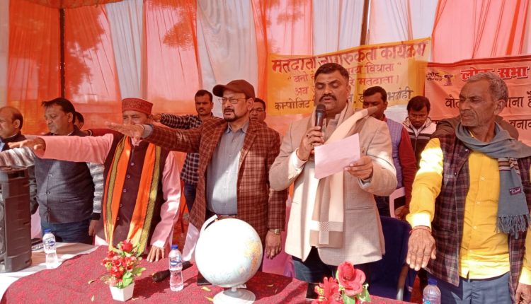 We have to go to vote, we have to build a strong democracy”- Dr. Ajay Shukla, will vote 100% this time