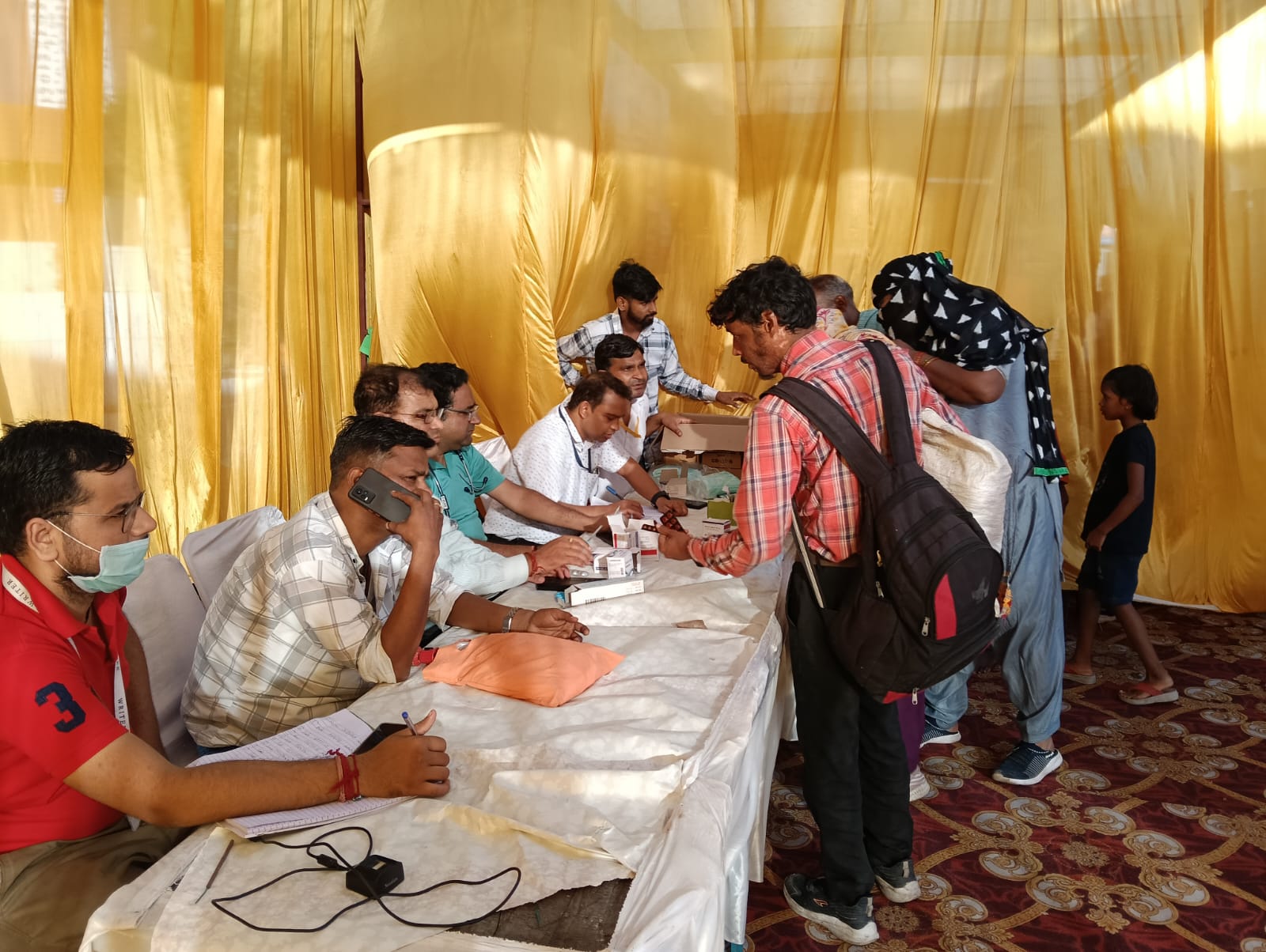 Health camp organized, health checkup of 65 persons conducted