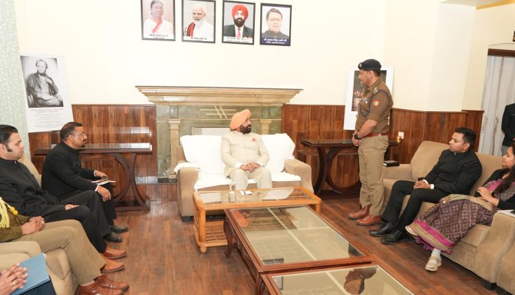 Governor Lieutenant General Gurmeet Singh