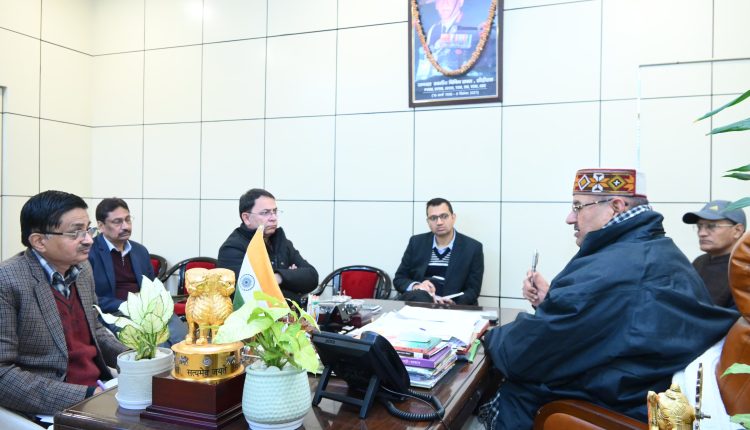 Agriculture Minister Ganesh Joshi