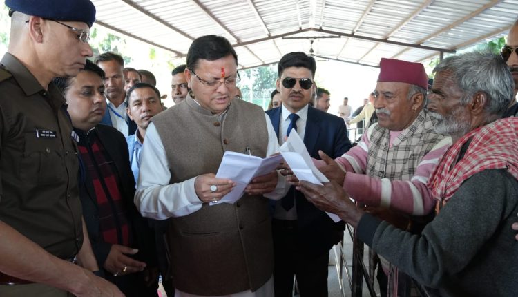 CM Pushkr Singh Dhami